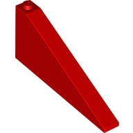 Lego kostka (kostička) 8x1x3 sklon (šikmá) , červená (6262464)